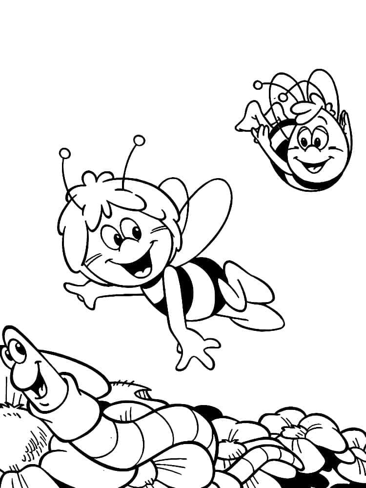 Desenho gratuito A Abelha Maia #202597 da colecao Desenhos Animados e Séries Animadas para imprimir
