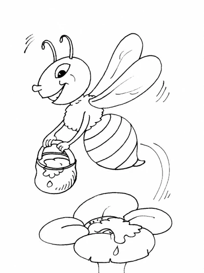 Desenho para colorir A Abelha Maia #28314 da coleção Desenhos Animados e Séries Animadas, pronto para imprimir