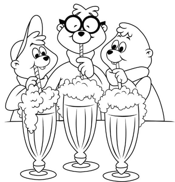 Desenho gratuito Alvin e the Chipmunks #128284 da colecao Desenhos Animados e Séries Animadas para imprimir