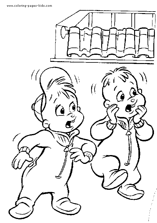 Desenho gratuito Alvin e the Chipmunks #128329 da colecao Desenhos Animados e Séries Animadas para imprimir