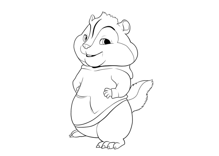 Desenho gratuito Alvin e the Chipmunks #128460 da colecao Desenhos Animados e Séries Animadas para imprimir