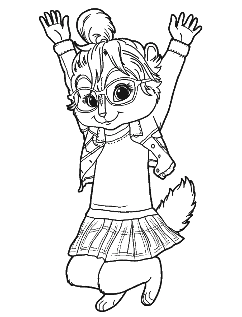 Desenho gratuito Alvin e the Chipmunks #128461 da colecao Desenhos Animados e Séries Animadas para imprimir