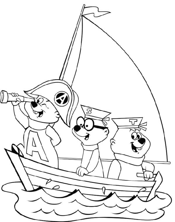 Desenho gratuito Alvin e the Chipmunks #128482 da colecao Desenhos Animados e Séries Animadas para imprimir