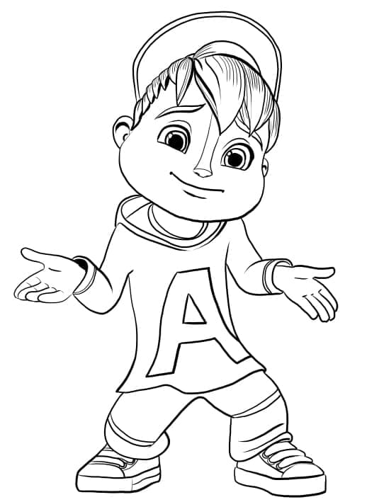 Desenho gratuito Alvin e the Chipmunks #203395 da colecao Desenhos Animados e Séries Animadas para imprimir
