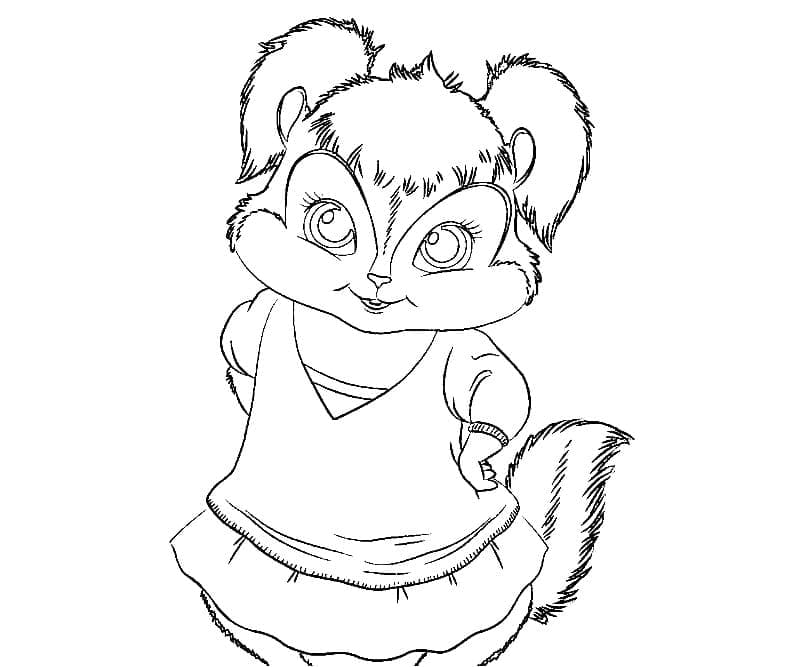 Desenho gratuito Alvin e the Chipmunks #203398 da colecao Desenhos Animados e Séries Animadas para imprimir