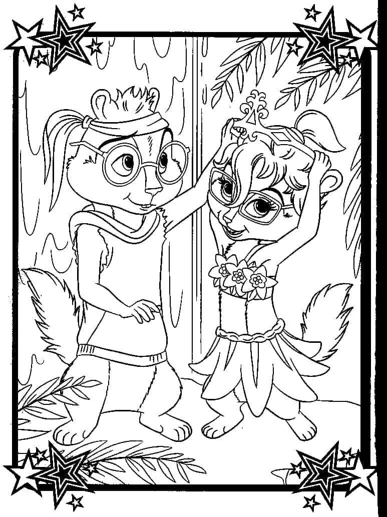Desenho gratuito Alvin e the Chipmunks #203402 da colecao Desenhos Animados e Séries Animadas para imprimir