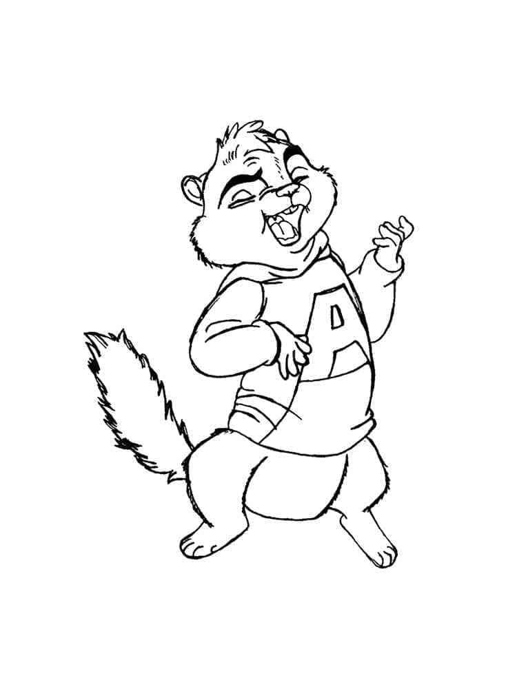 Desenho gratuito Alvin e the Chipmunks #203425 da colecao Desenhos Animados e Séries Animadas para imprimir