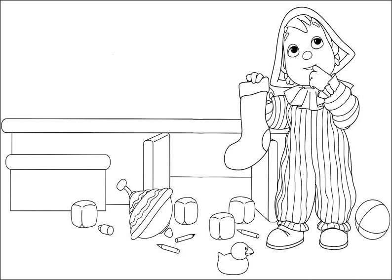 Desenho gratuito Andy Pandy #209622 da colecao Desenhos Animados e Séries Animadas para imprimir