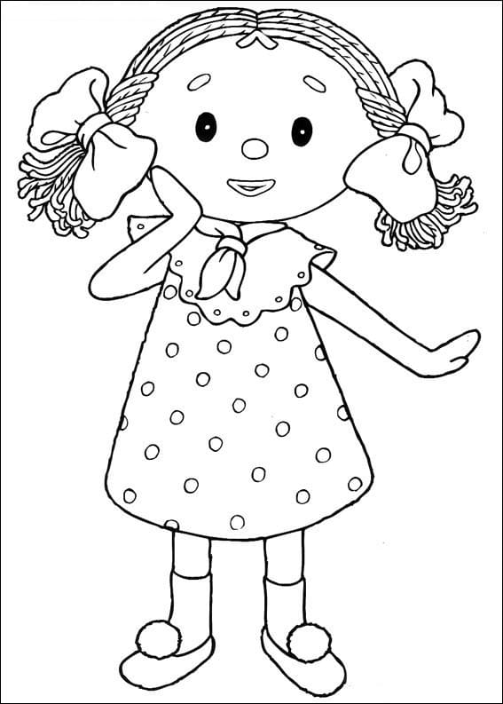 Desenho gratuito Andy Pandy #209642 da colecao Desenhos Animados e Séries Animadas para imprimir