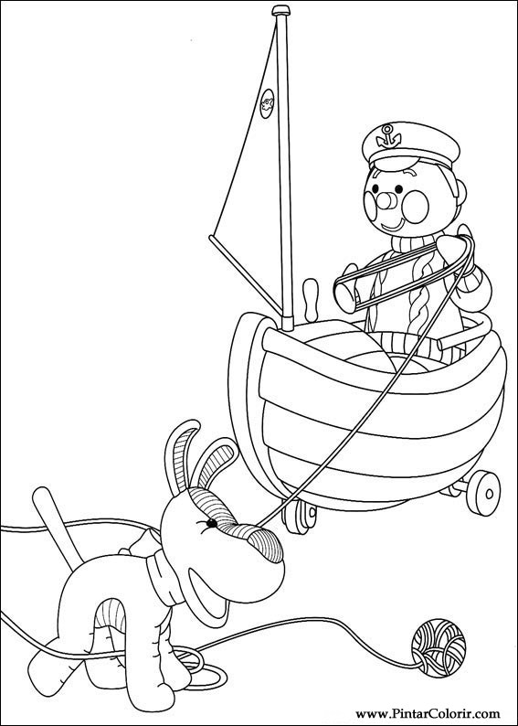 Desenho gratuito Andy Pandy #26784 da colecao Desenhos Animados e Séries Animadas para imprimir