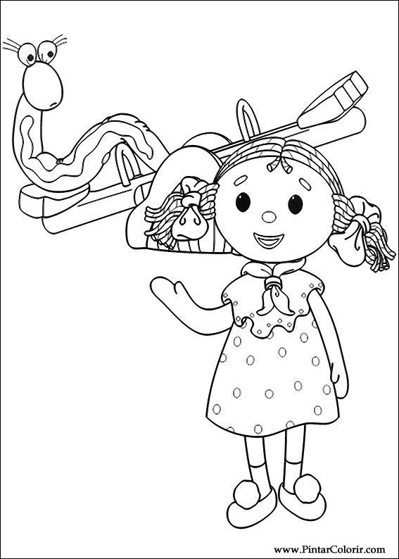 Desenho gratuito Andy Pandy #26805 da colecao Desenhos Animados e Séries Animadas para imprimir