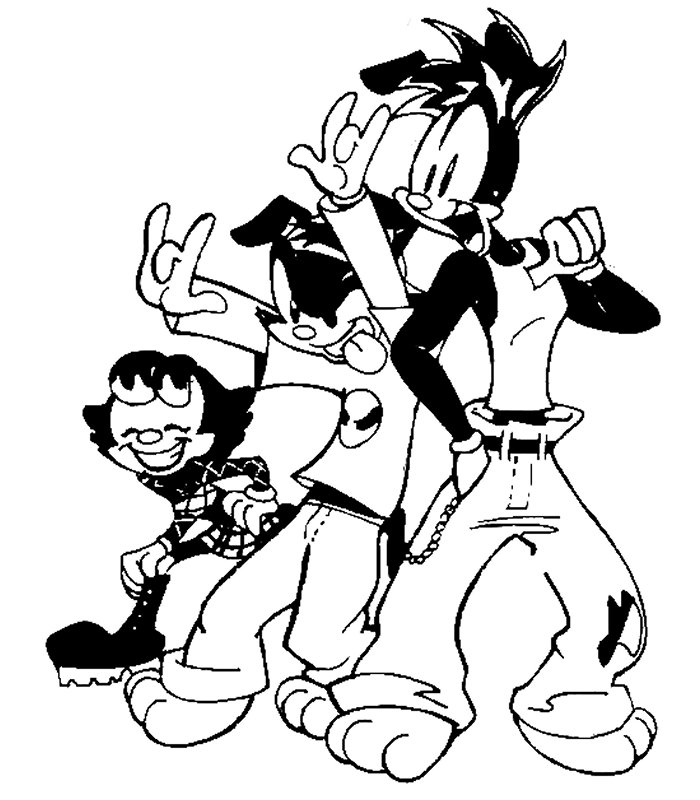 Desenho gratuito Animaniacs #48292 da colecao Desenhos Animados e Séries Animadas para imprimir