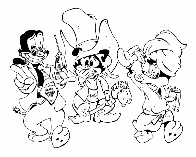 Desenho gratuito Animaniacs #48325 da colecao Desenhos Animados e Séries Animadas para imprimir