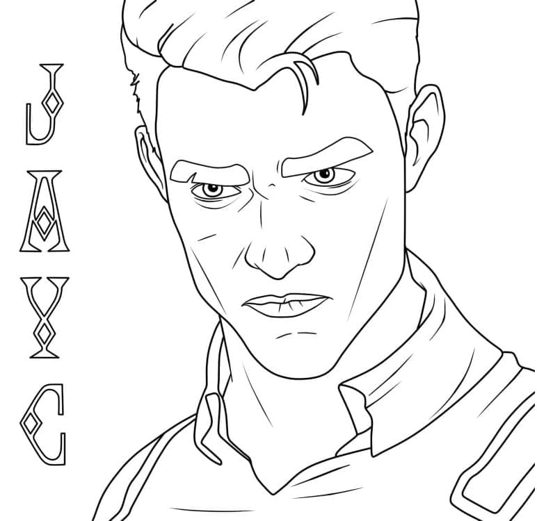 Atividade criativa: desenho de Arcane #206985 para colorir da coleção Desenhos Animados e Séries Animadas