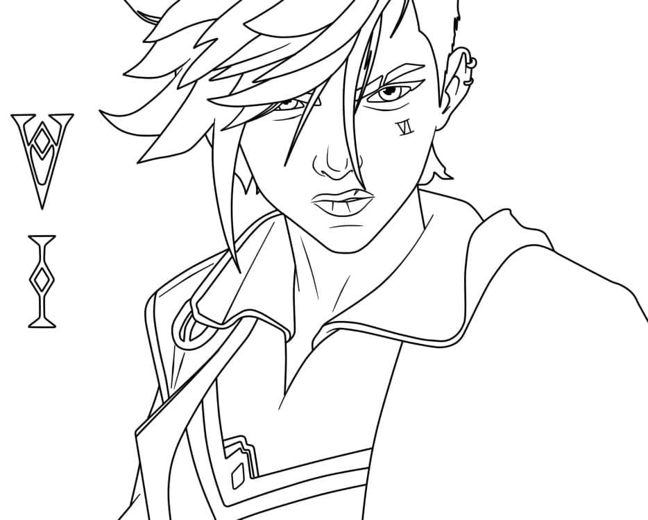 Página para colorir: Arcane (Desenhos Animados e Séries Animadas) #206989 - Páginas para Colorir Imprimíveis Gratuitamente