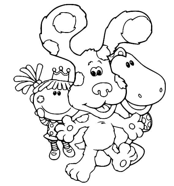 Desenho gratuito As Pistas da Blue #207910 da colecao Desenhos Animados e Séries Animadas para imprimir