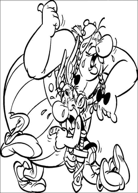 Desenho para colorir Asterix e Obelix #182629 da coleção Desenhos Animados e Séries Animadas, pronto para imprimir