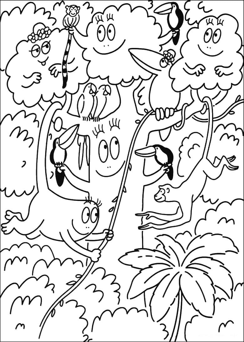 Desenho gratuito Barbapapa #184601 da colecao Desenhos Animados e Séries Animadas para imprimir