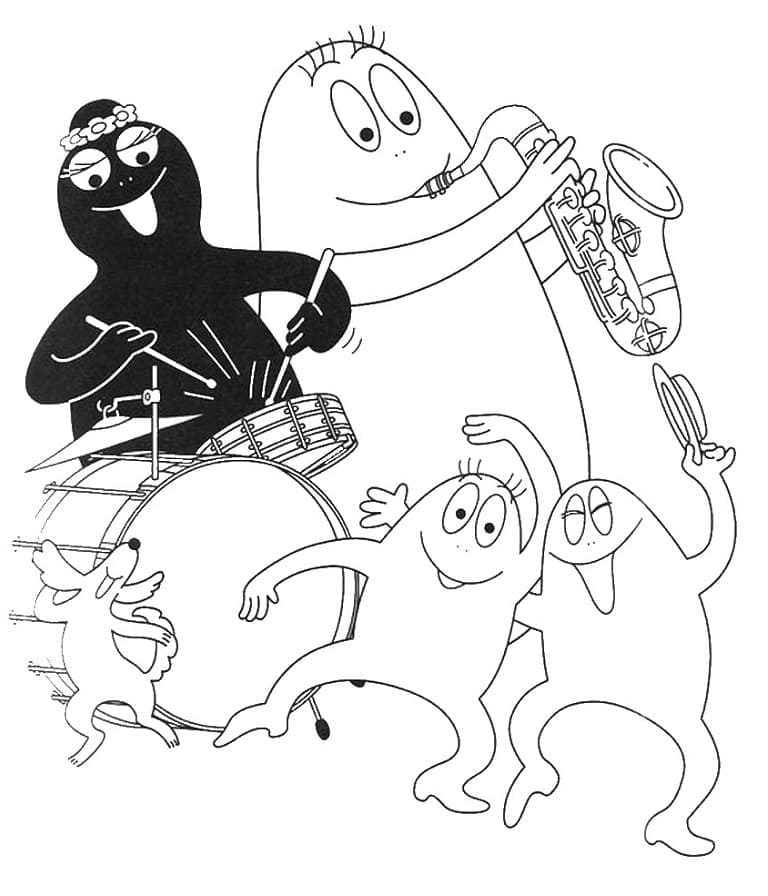 Desenho gratuito Barbapapa #184628 da colecao Desenhos Animados e Séries Animadas para imprimir