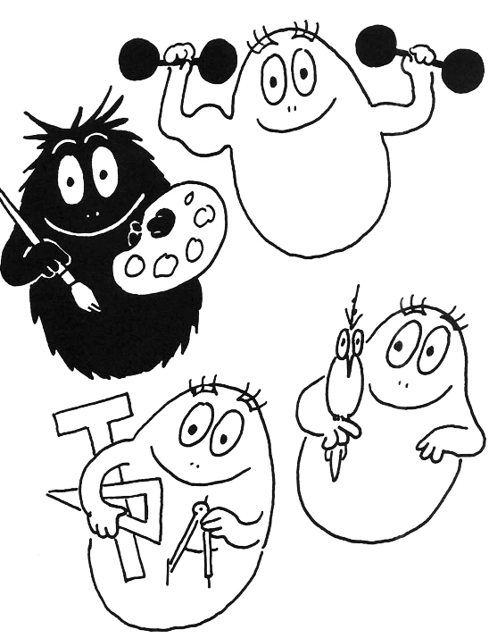 Desenho gratuito Barbapapa #36510 da colecao Desenhos Animados e Séries Animadas para imprimir