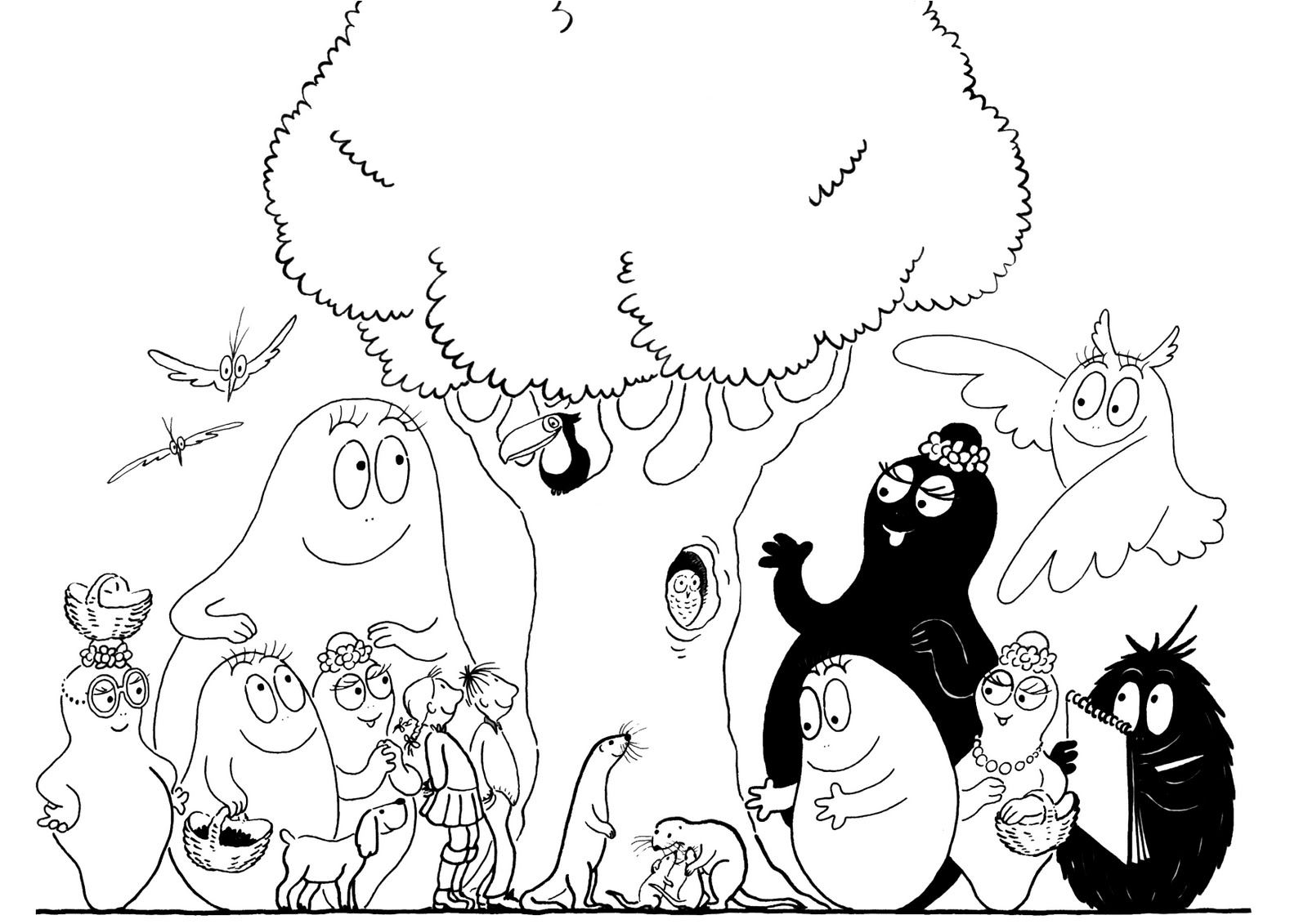 Página para colorir: Barbapapa (Desenhos Animados e Séries Animadas) #36520 - Páginas para Colorir Imprimíveis Gratuitamente