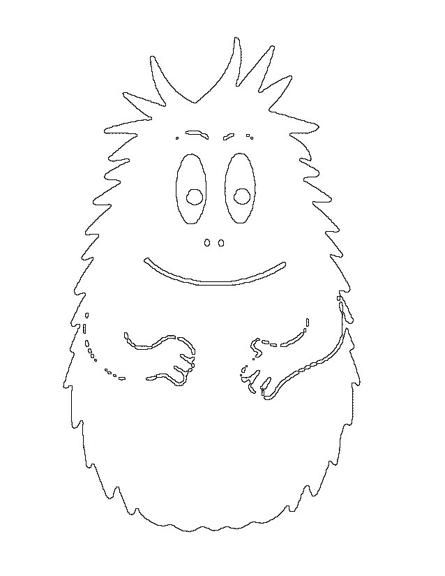 Atividade criativa: desenho de Barbapapa #36628 para colorir da coleção Desenhos Animados e Séries Animadas