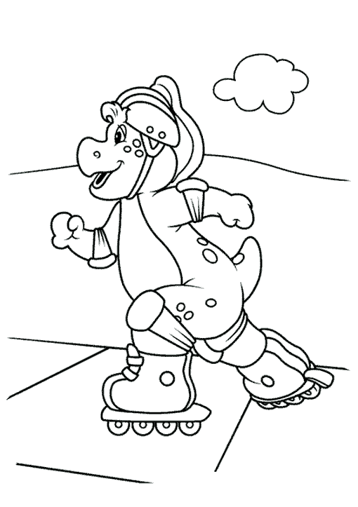Desenho gratuito Barney e friends #40975 da colecao Desenhos Animados e Séries Animadas para imprimir