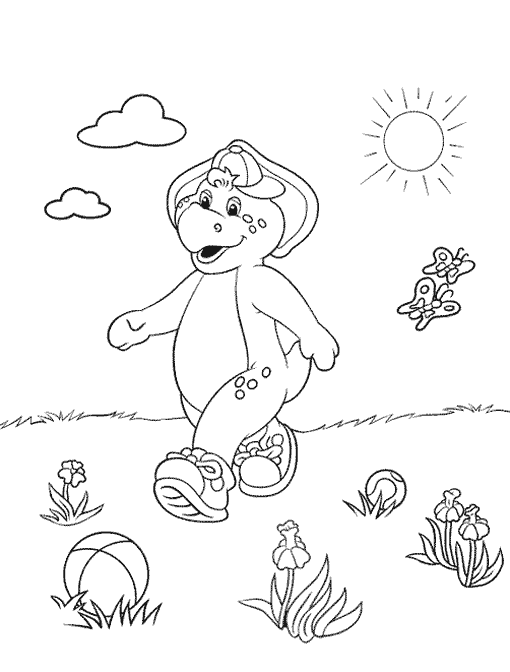 Desenho gratuito Barney e friends #41028 da colecao Desenhos Animados e Séries Animadas para imprimir