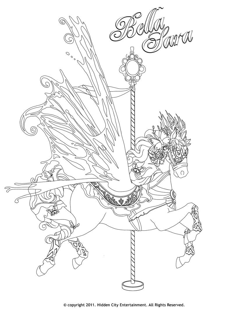 Página para colorir: Bella Sara (Desenhos Animados e Séries Animadas) #41309 - Páginas para Colorir Imprimíveis Gratuitamente