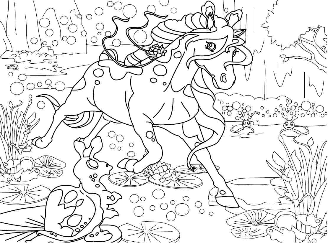Desenho gratuito Bella Sara #41320 da colecao Desenhos Animados e Séries Animadas para imprimir