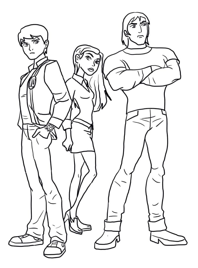 Desenho gratuito Ben 10 #184746 da colecao Desenhos Animados e Séries Animadas para imprimir