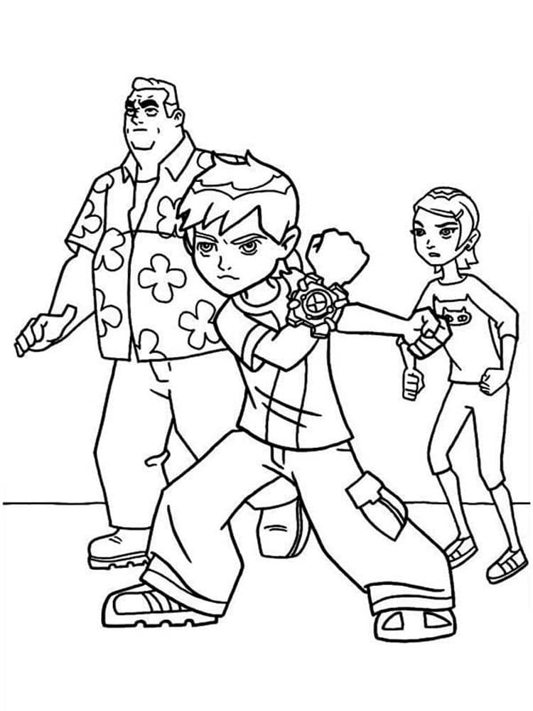 Desenho gratuito Ben 10 #184773 da colecao Desenhos Animados e Séries Animadas para imprimir