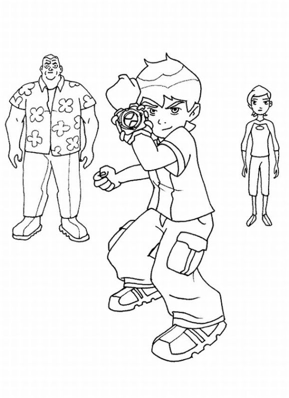 Desenho gratuito Ben 10 #40418 da colecao Desenhos Animados e Séries Animadas para imprimir