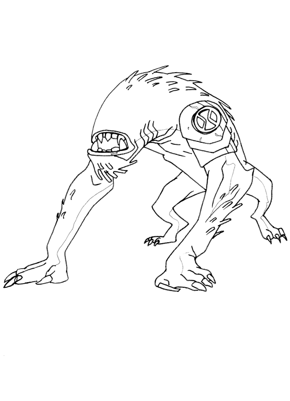 Desenho para colorir Ben 10 #40506 da coleção Desenhos Animados e Séries Animadas, pronto para imprimir