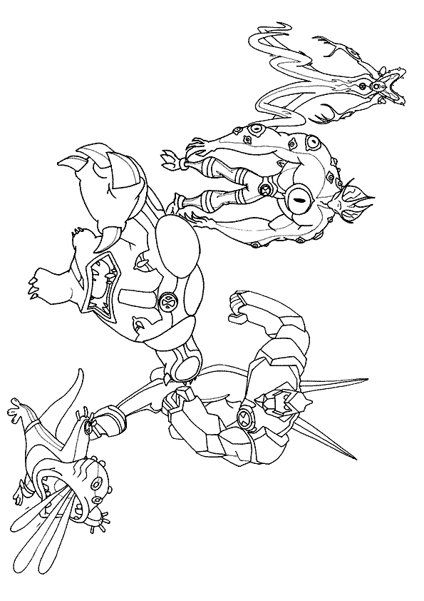 Desenho gratuito Ben 10 #40507 da colecao Desenhos Animados e Séries Animadas para imprimir