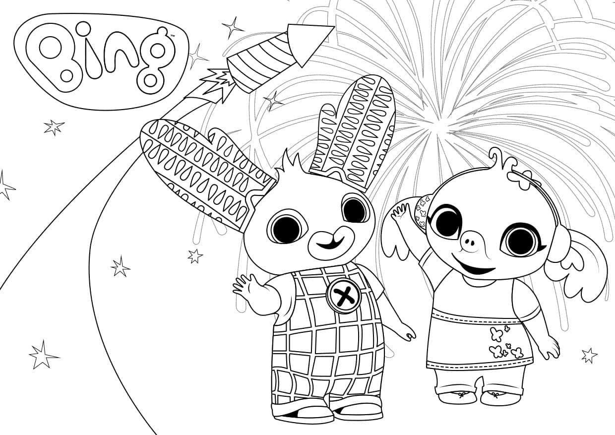 Desenho gratuito Bing e Flop #185046 da colecao Desenhos Animados e Séries Animadas para imprimir