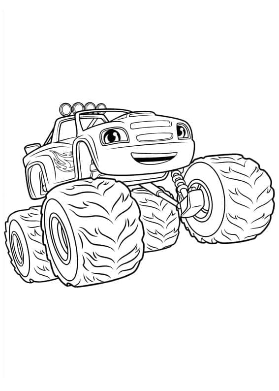 Desenho gratuito Blaze e the Monster Machines #199448 da colecao Desenhos Animados e Séries Animadas para imprimir