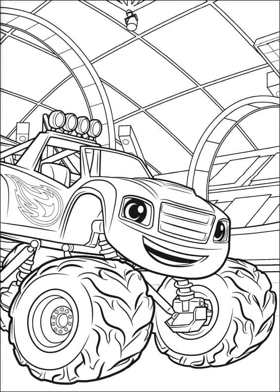 Desenho gratuito Blaze e the Monster Machines #199462 da colecao Desenhos Animados e Séries Animadas para imprimir