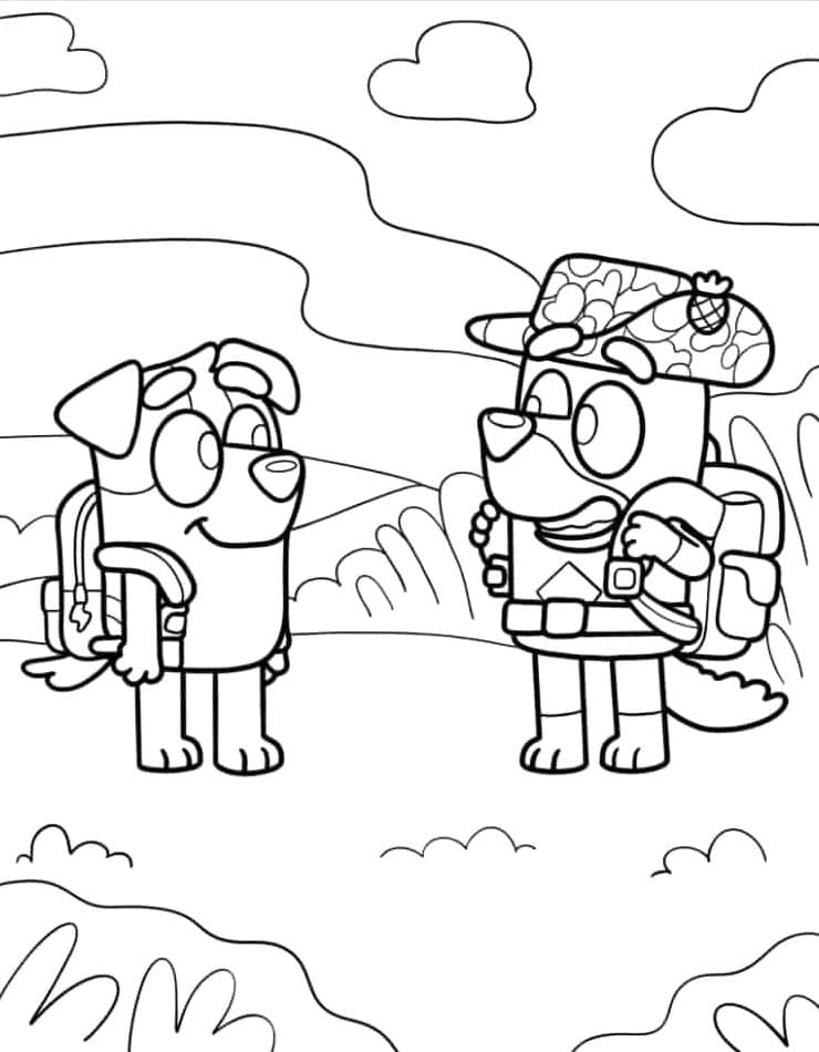 Desenho gratuito Bluey #219509 da colecao Desenhos Animados e Séries Animadas para imprimir