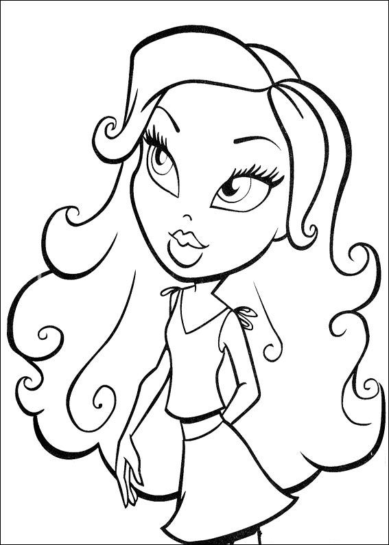 Desenho gratuito Bratz #32380 da colecao Desenhos Animados e Séries Animadas para imprimir