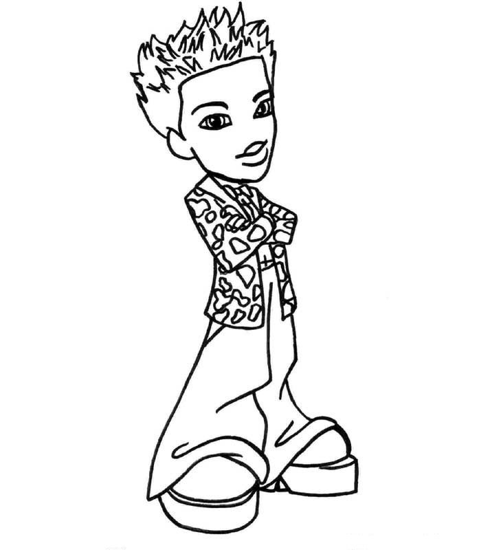 Desenho gratuito Bratz #32434 da colecao Desenhos Animados e Séries Animadas para imprimir