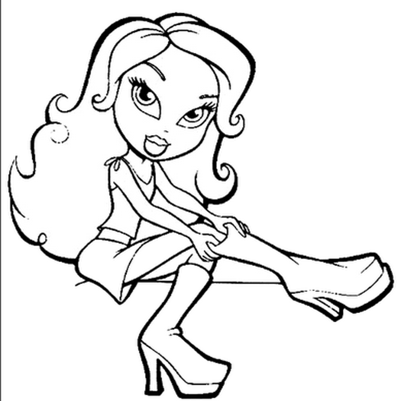 Desenho gratuito Bratz #32454 da colecao Desenhos Animados e Séries Animadas para imprimir Desenho gratuito Bratz #32454 da colecao Desenhos Animados e Séries Animadas para imprimir