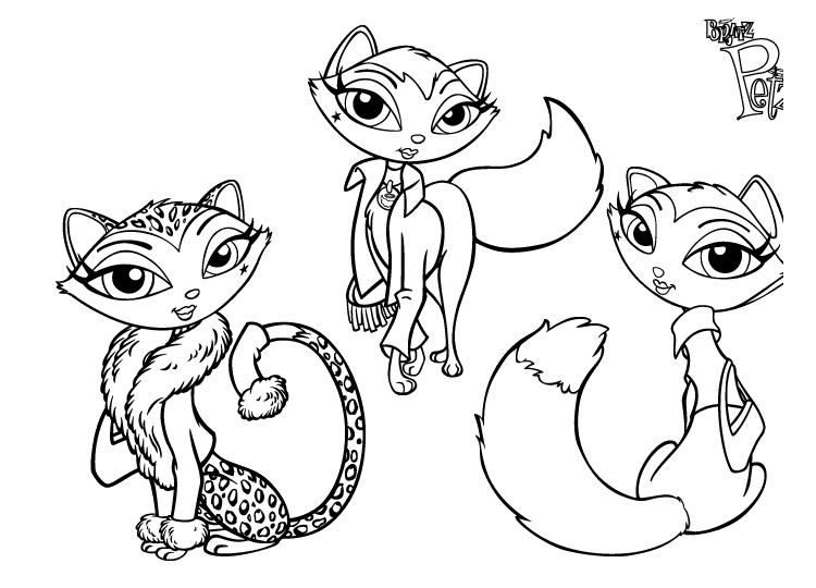 Desenho gratuito Bratz #32670 da colecao Desenhos Animados e Séries Animadas para imprimir