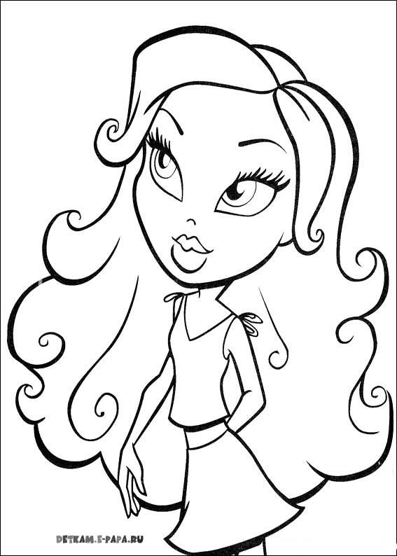 Desenho gratuito Bratz #32735 da colecao Desenhos Animados e Séries Animadas para imprimir