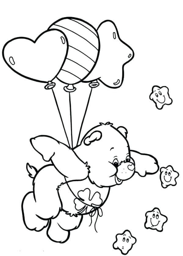 Desenho de Care Bears #185342 para colorir, da coleção Desenhos Animados e Séries Animadas, imprimível grátis