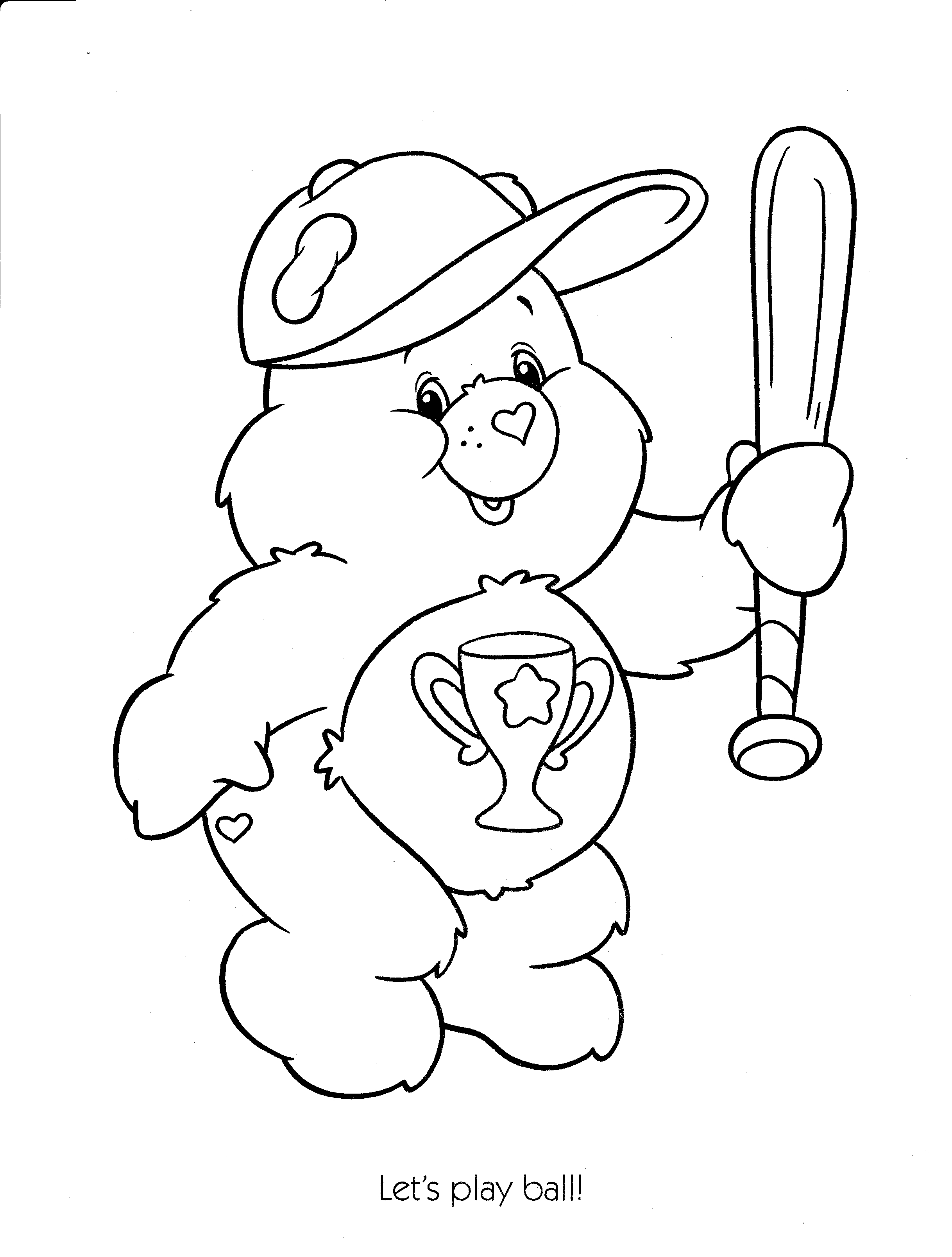 Ilustração de Care Bears #37428 para colorir, parte da coleção Desenhos Animados e Séries Animadas