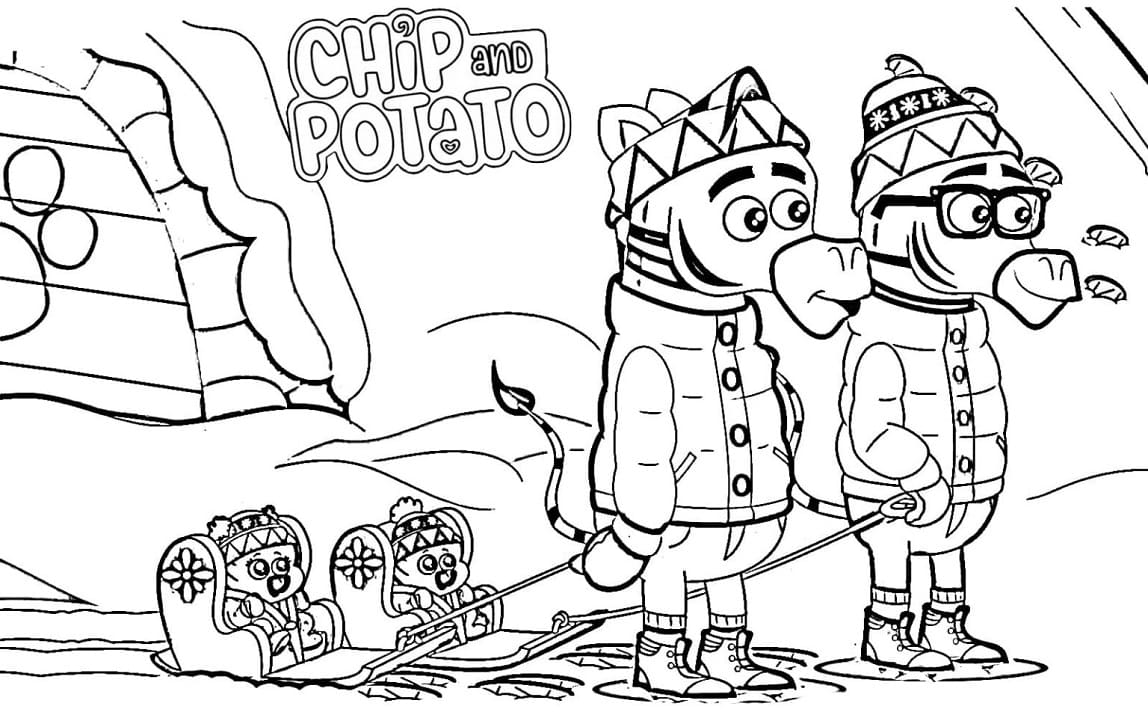 Desenho gratuito Chip e Potato #199151 da colecao Desenhos Animados e Séries Animadas para imprimir