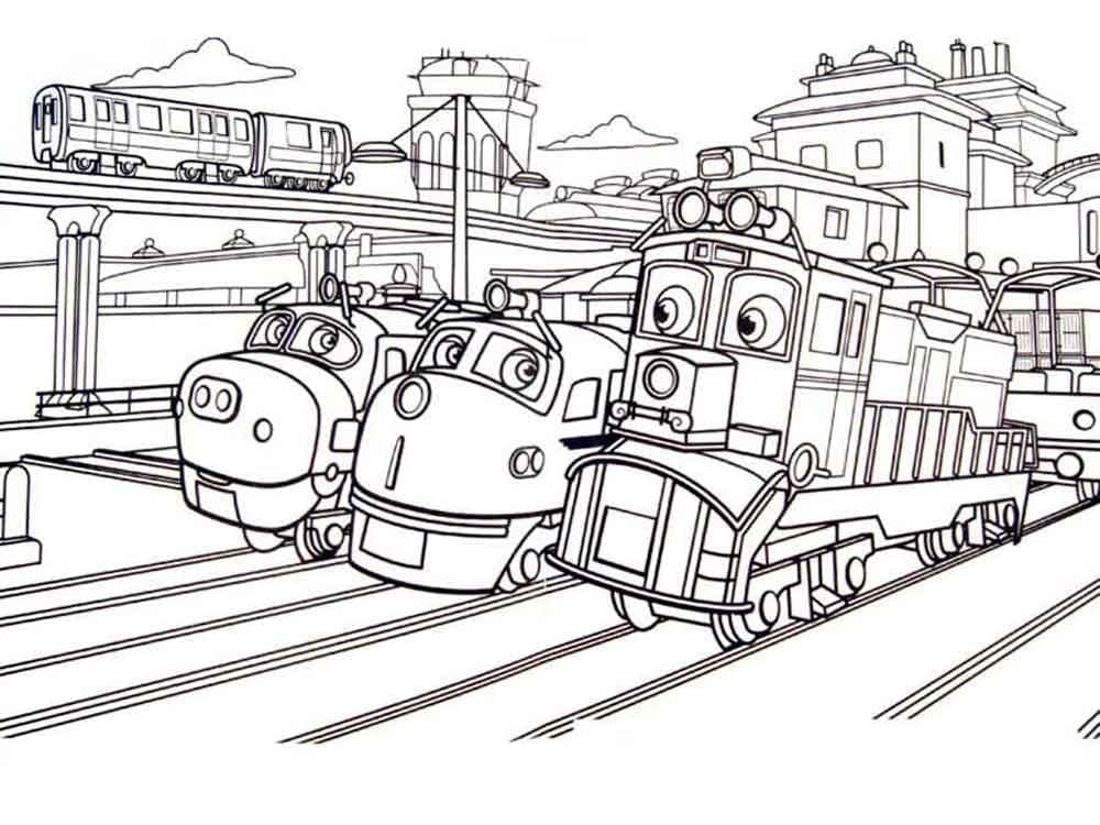 Página para colorir: Chuggington (Desenhos Animados e Séries Animadas) #206827 - Páginas para Colorir Imprimíveis Gratuitamente