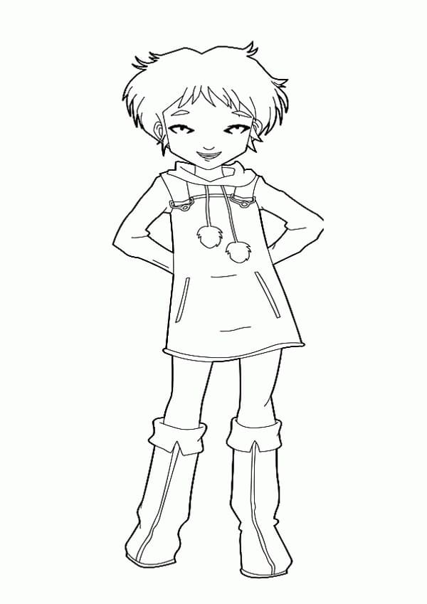 Página para colorir de Code Lyoko #204642 pertencente à coleção Desenhos Animados e Séries Animadas