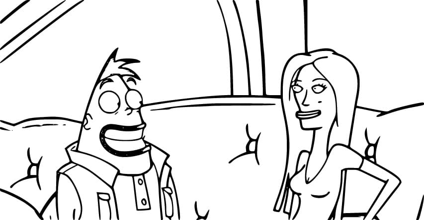 Página para colorir de Corneil e Bernie #212306 pertencente à coleção Desenhos Animados e Séries Animadas Página para colorir de Corneil e Bernie #212306 pertencente à coleção Desenhos Animados e Séries Animadas